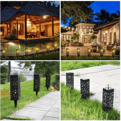 Solar-powered Vintage Garden Lamp