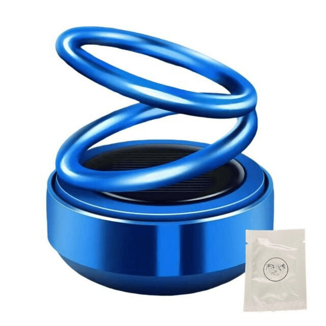 Solar-powered car air freshener