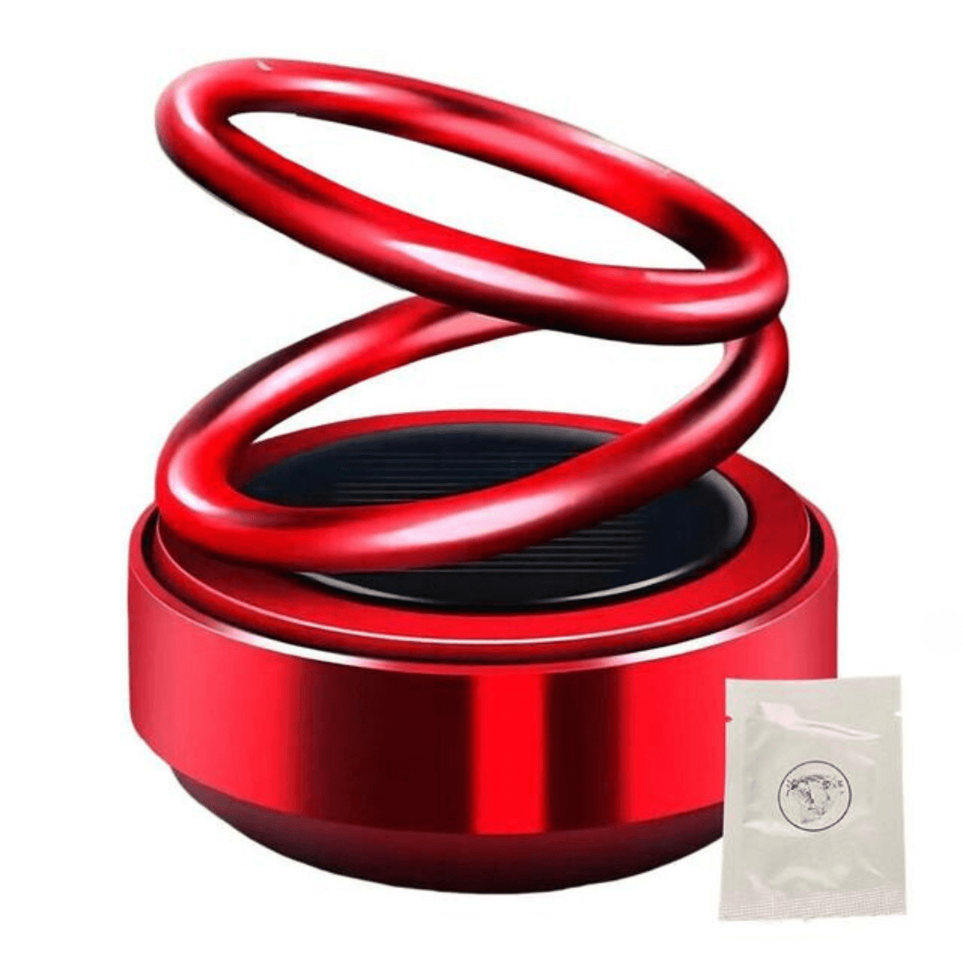 Solar-powered car air freshener