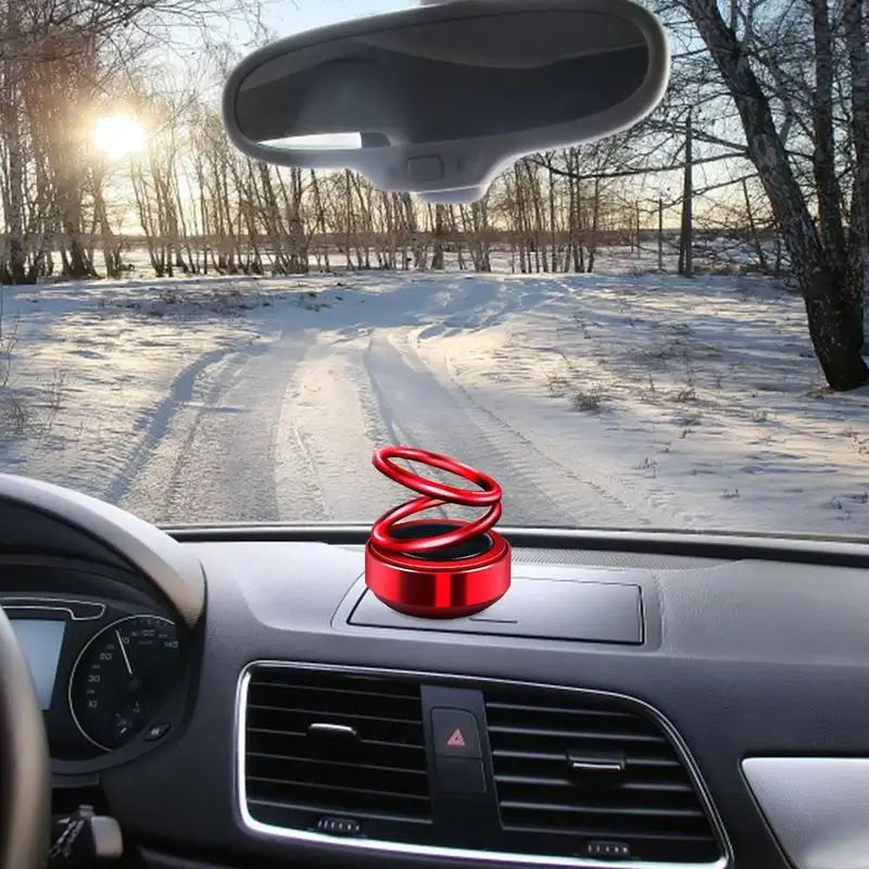 Solar-powered car air freshener