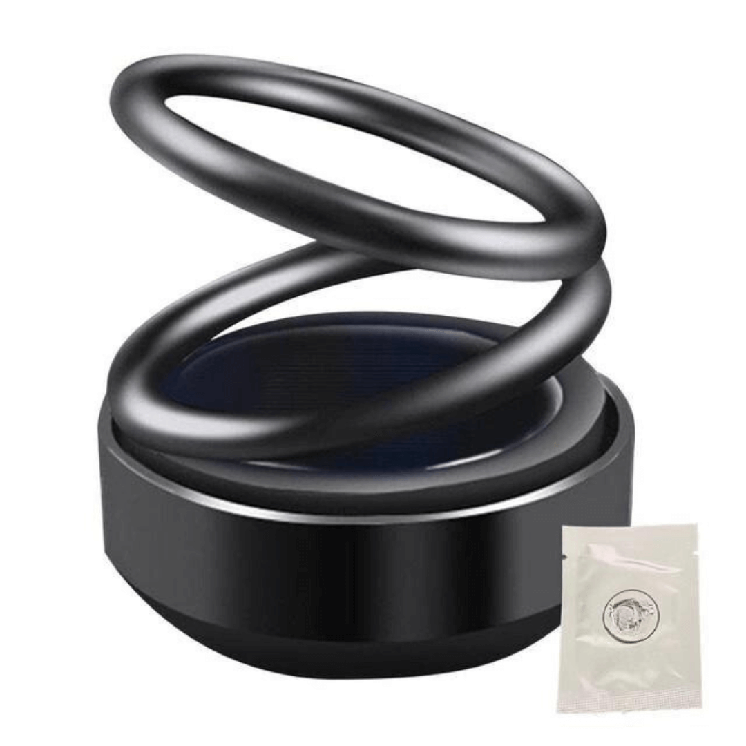 Solar-powered car air freshener