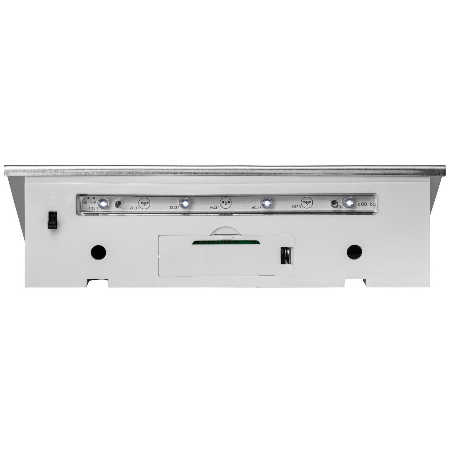 Solar-powered house numbers