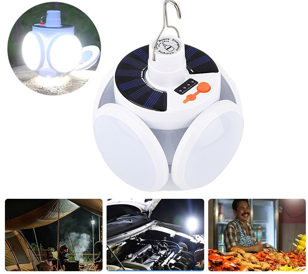 Solar-powered lantern