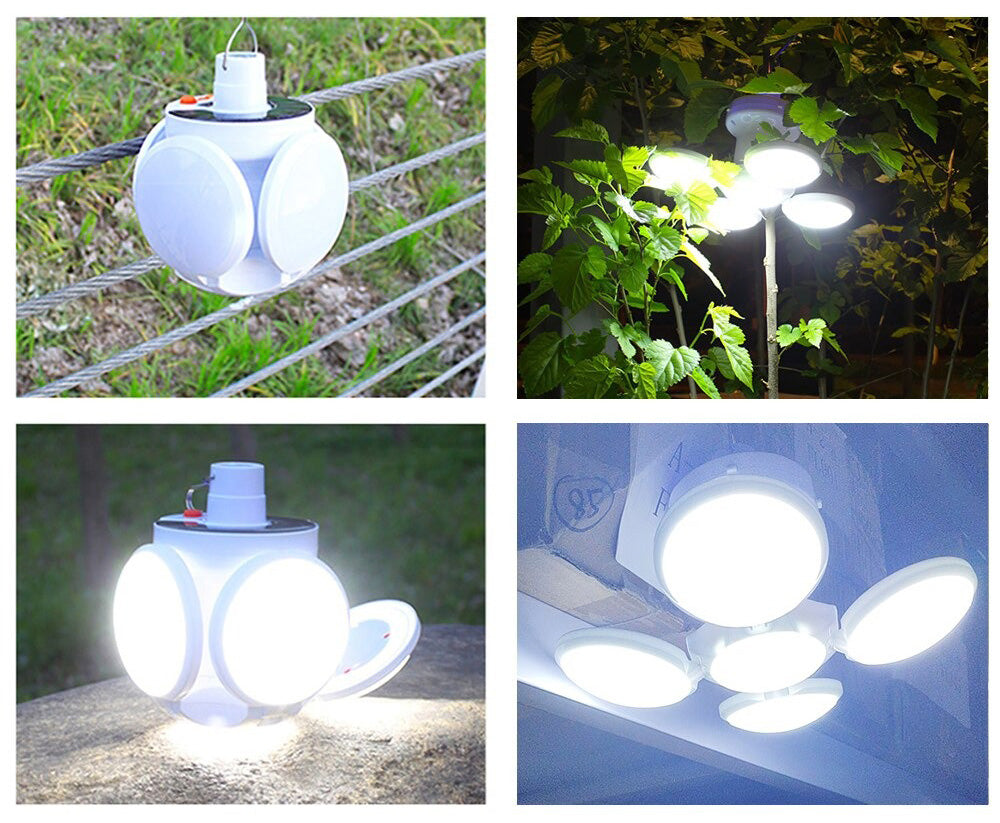 Solar-powered lantern