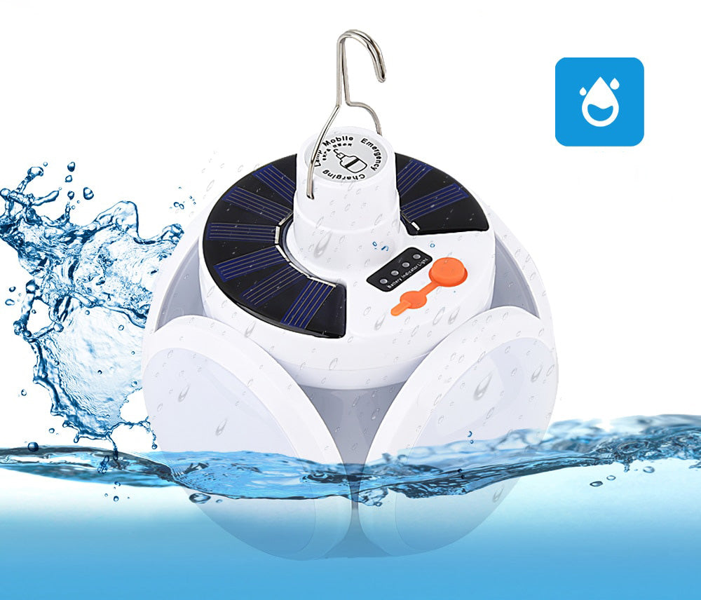 Solar-powered lantern
