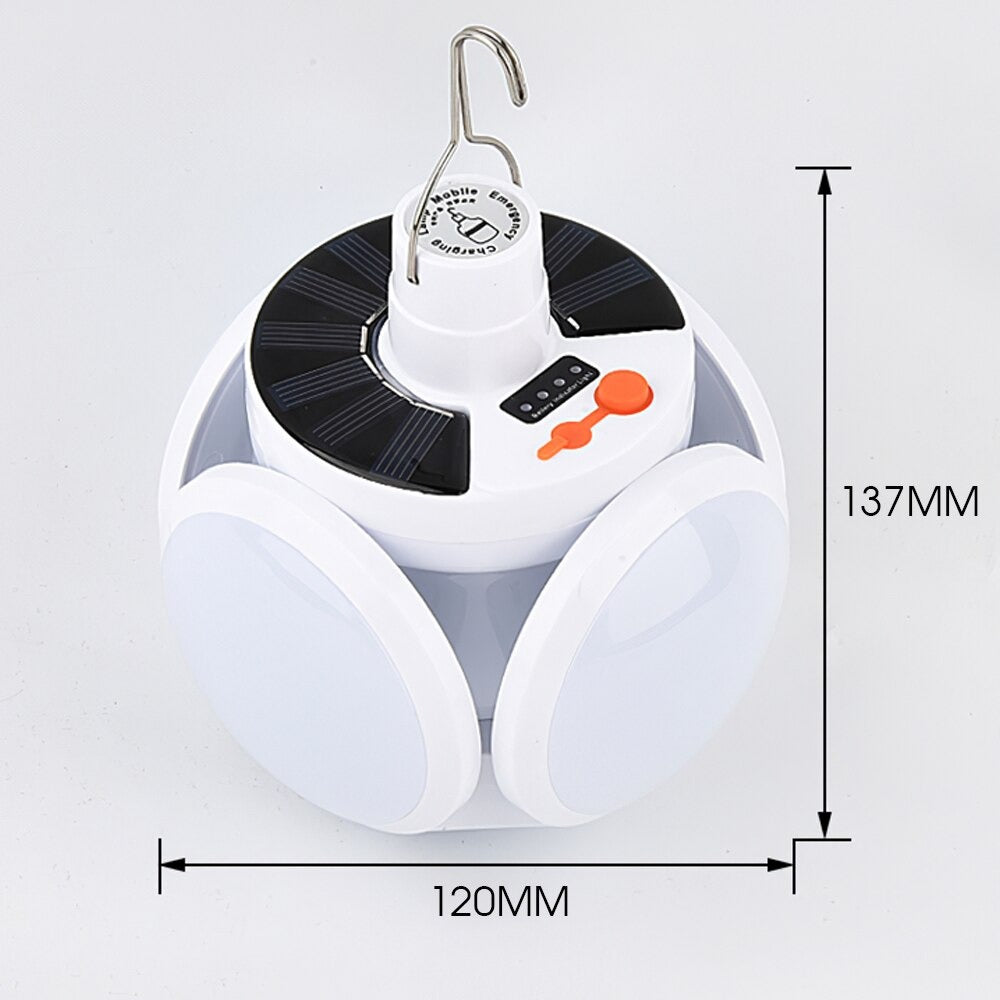 Solar-powered lantern
