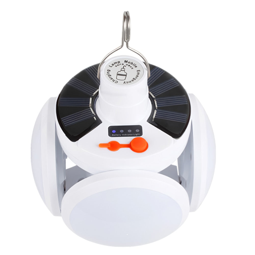 Solar-powered lantern