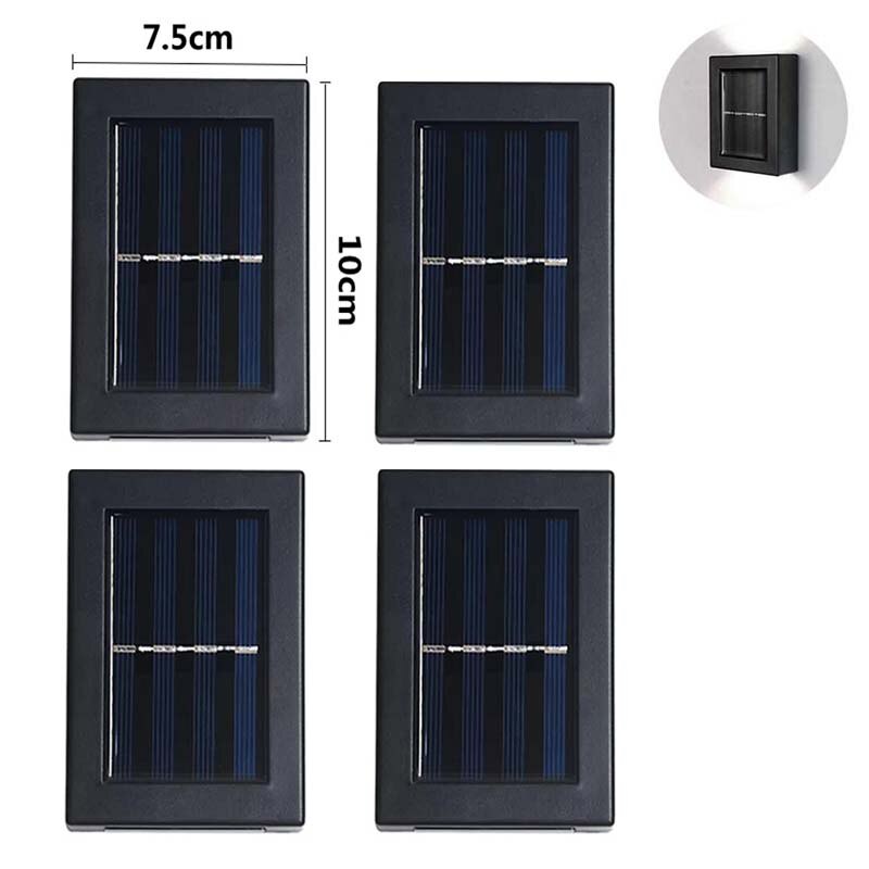 Solar-powered outdoor Patio Wall Light