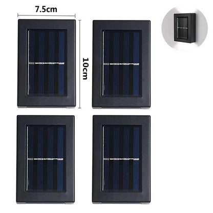 Solar-powered outdoor Patio Wall Light