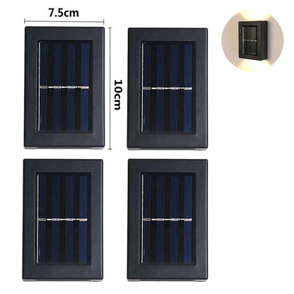 Solar-powered outdoor Patio Wall Light