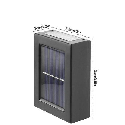 Solar-powered outdoor Patio Wall Light