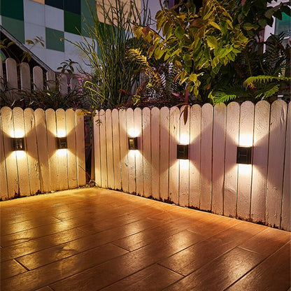 Solar-powered outdoor Patio Wall Light