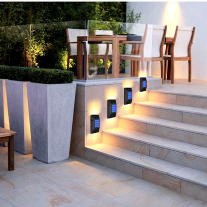 Solar-powered outdoor Patio Wall Light
