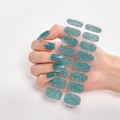 Solid Colours Nail Stickers (16 tips/set)