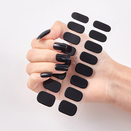 Solid Colours Nail Stickers (16 tips/set)