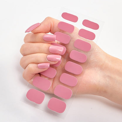 Solid Colours Nail Stickers (16 tips/set)