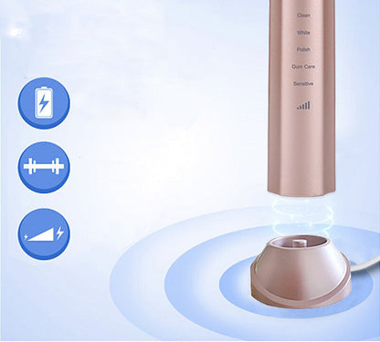 Sonic electric rechargeable toothbrush