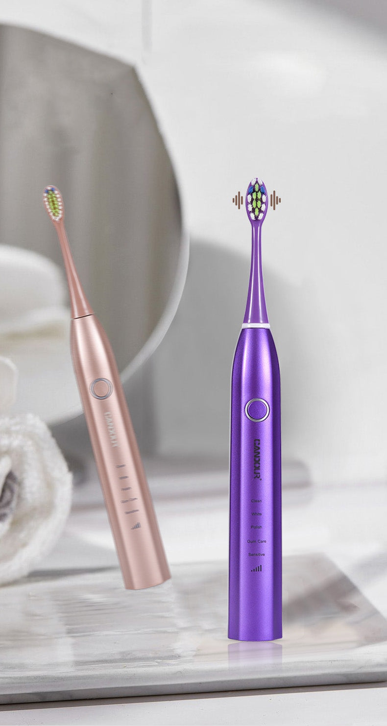 Sonic electric rechargeable toothbrush