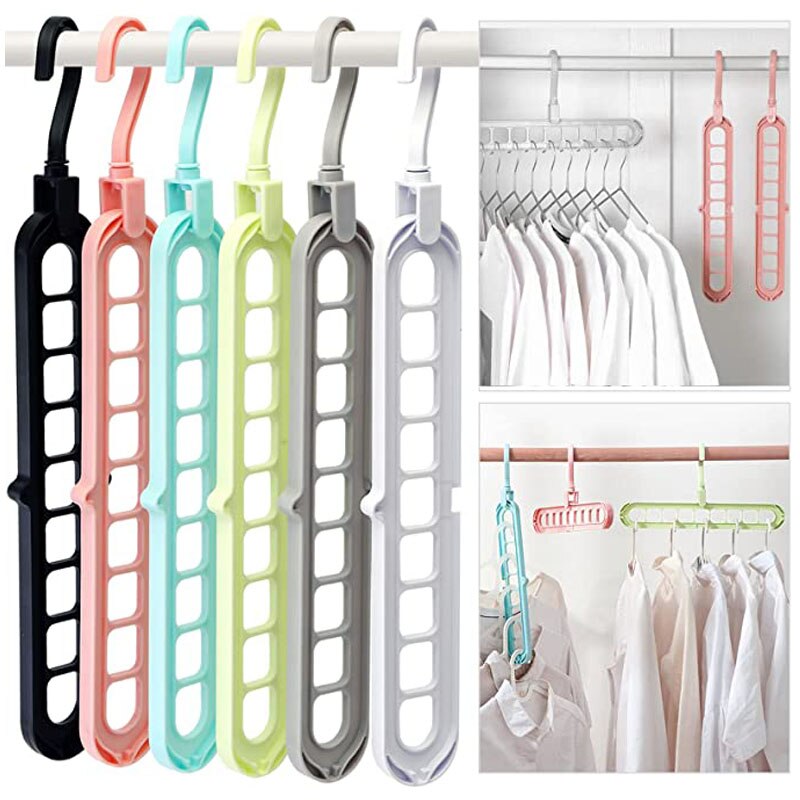 Space-saving 9-hole hanger