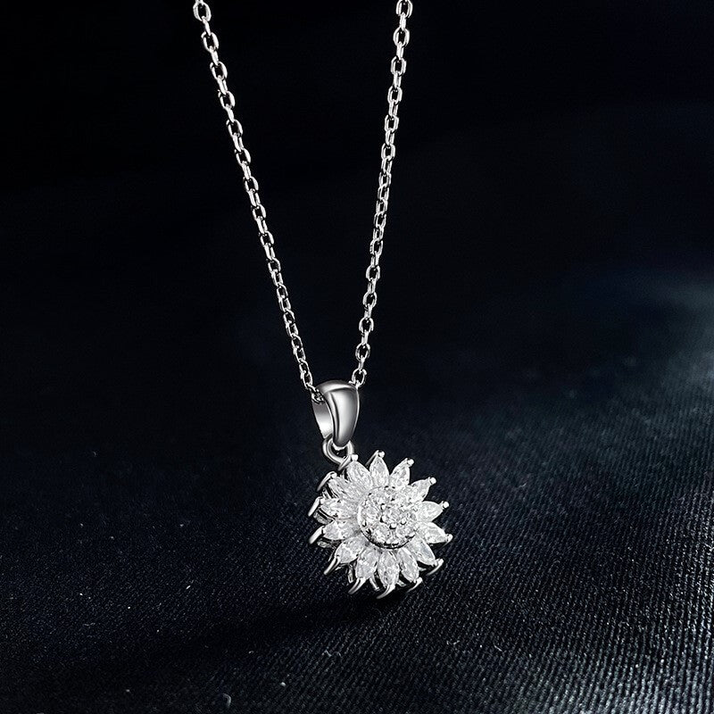 Spinning Sunflower Necklace