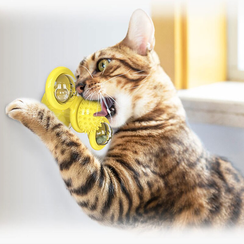 Spinning Windmill Cat Toy