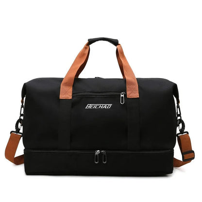 Sports bag Ladies and Men with shoe compartment and Wet/Dry Separation