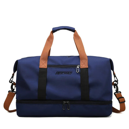 Sports bag Ladies and Men with shoe compartment and Wet/Dry Separation