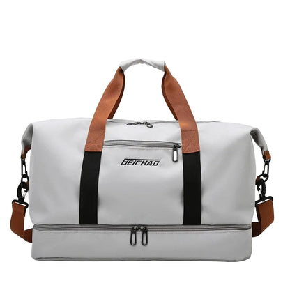 Sports bag Ladies and Men with shoe compartment and Wet/Dry Separation
