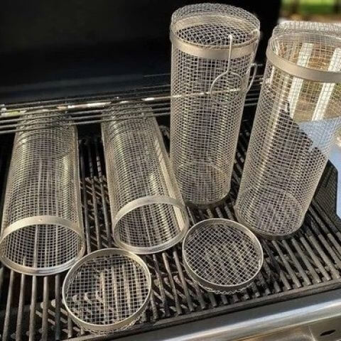 Stainless Steel BBQ Grill Basket