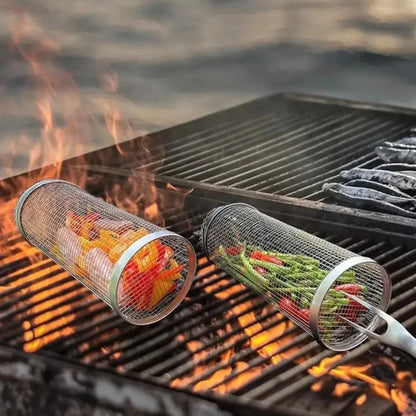 Stainless Steel BBQ Grill Basket