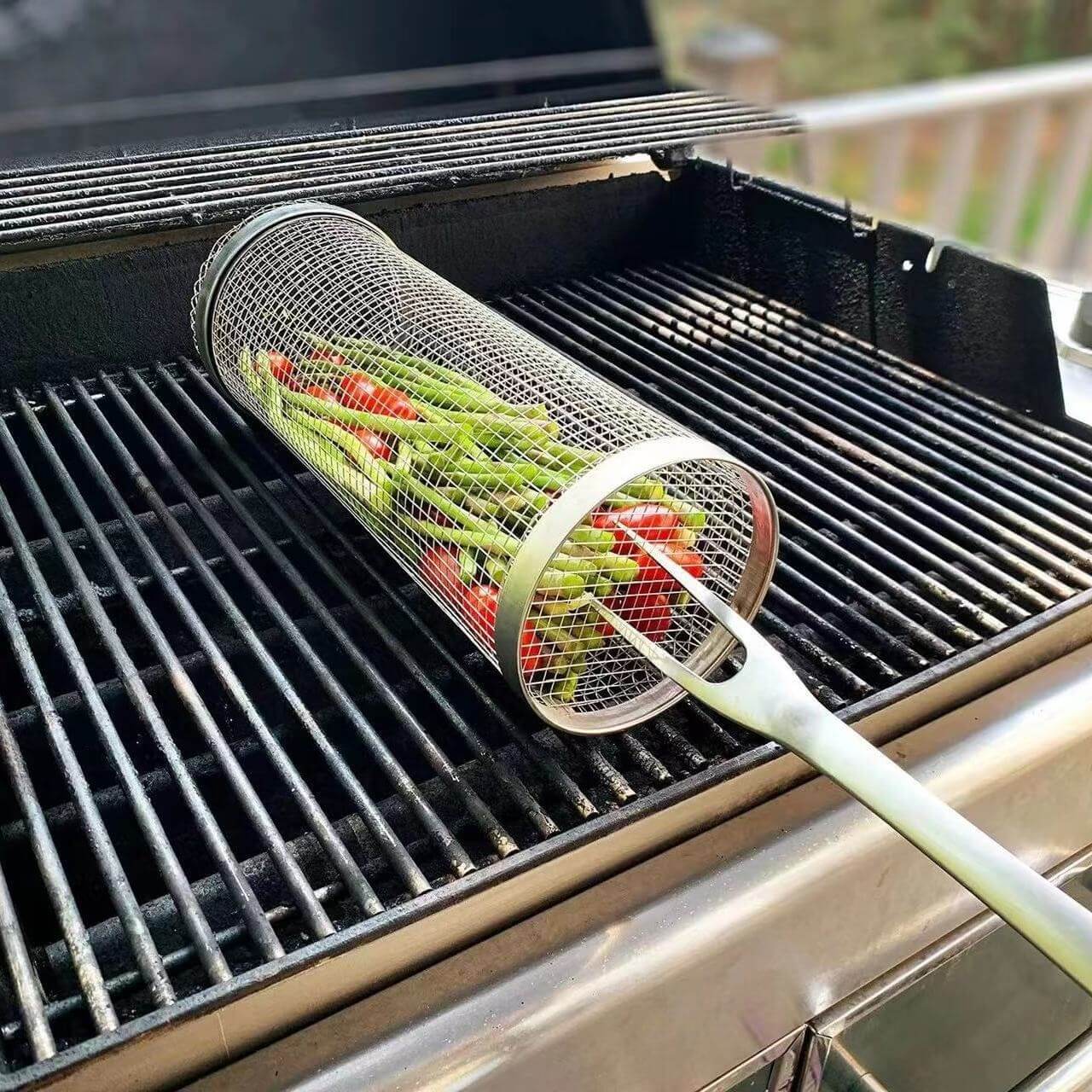 Stainless Steel BBQ Grill Basket