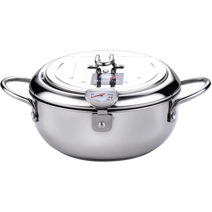 Stainless steel frying pan
