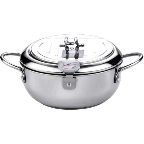 Stainless steel frying pan
