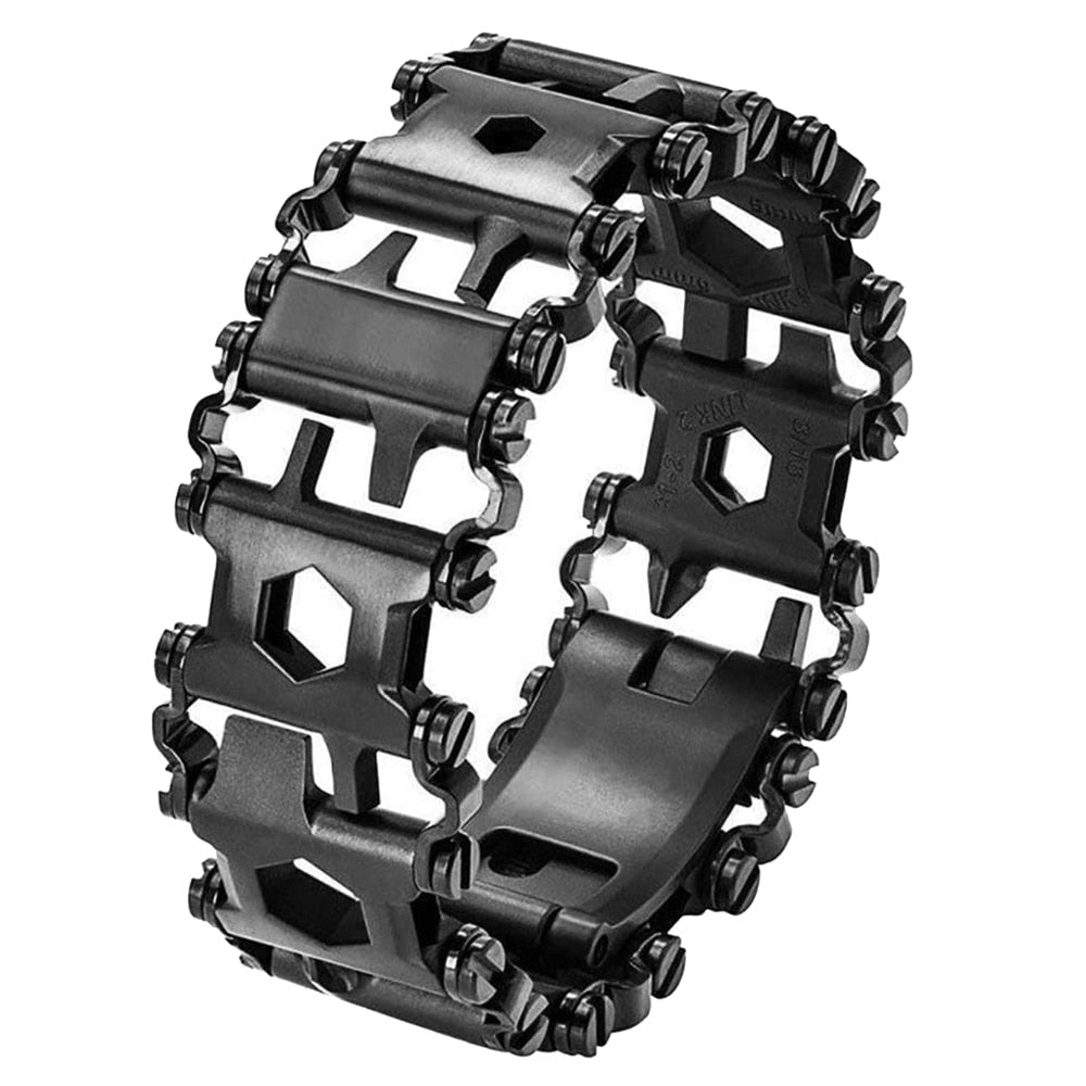 Stainless steel multi-tool bracelet
