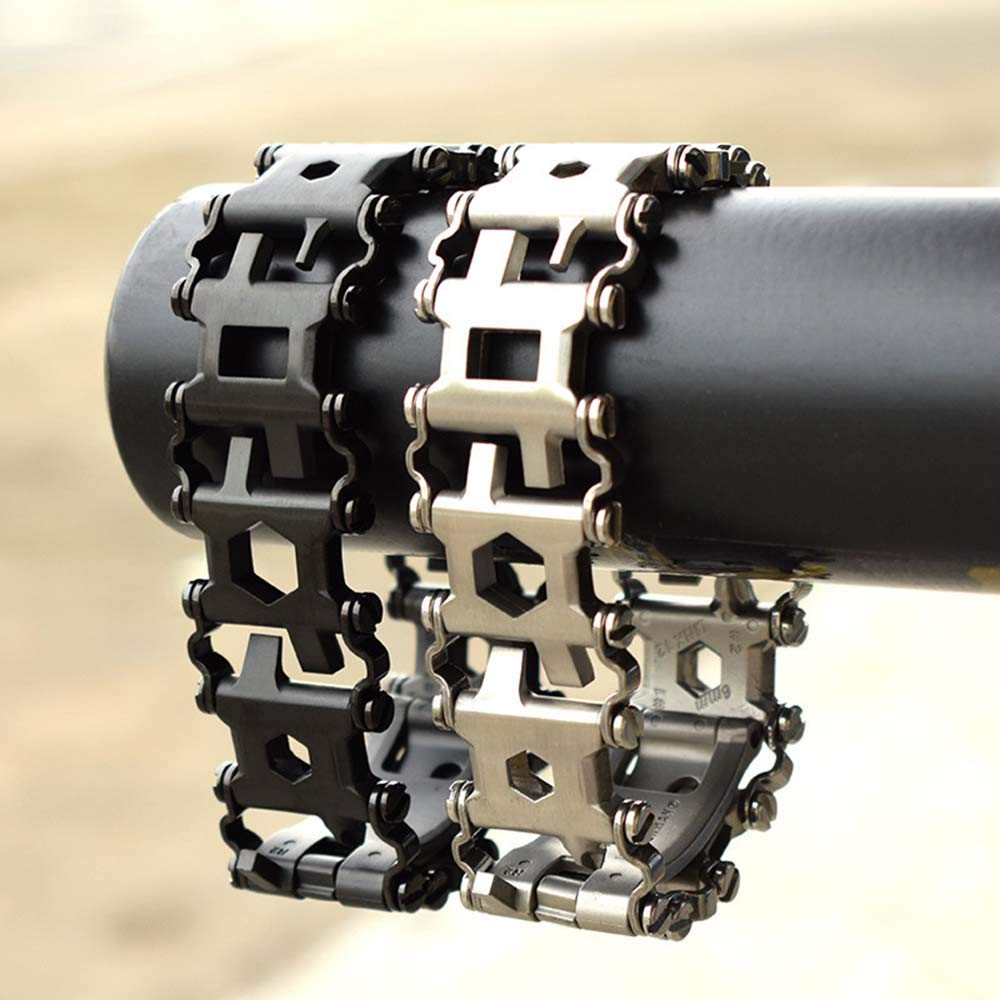 Stainless steel multi-tool bracelet