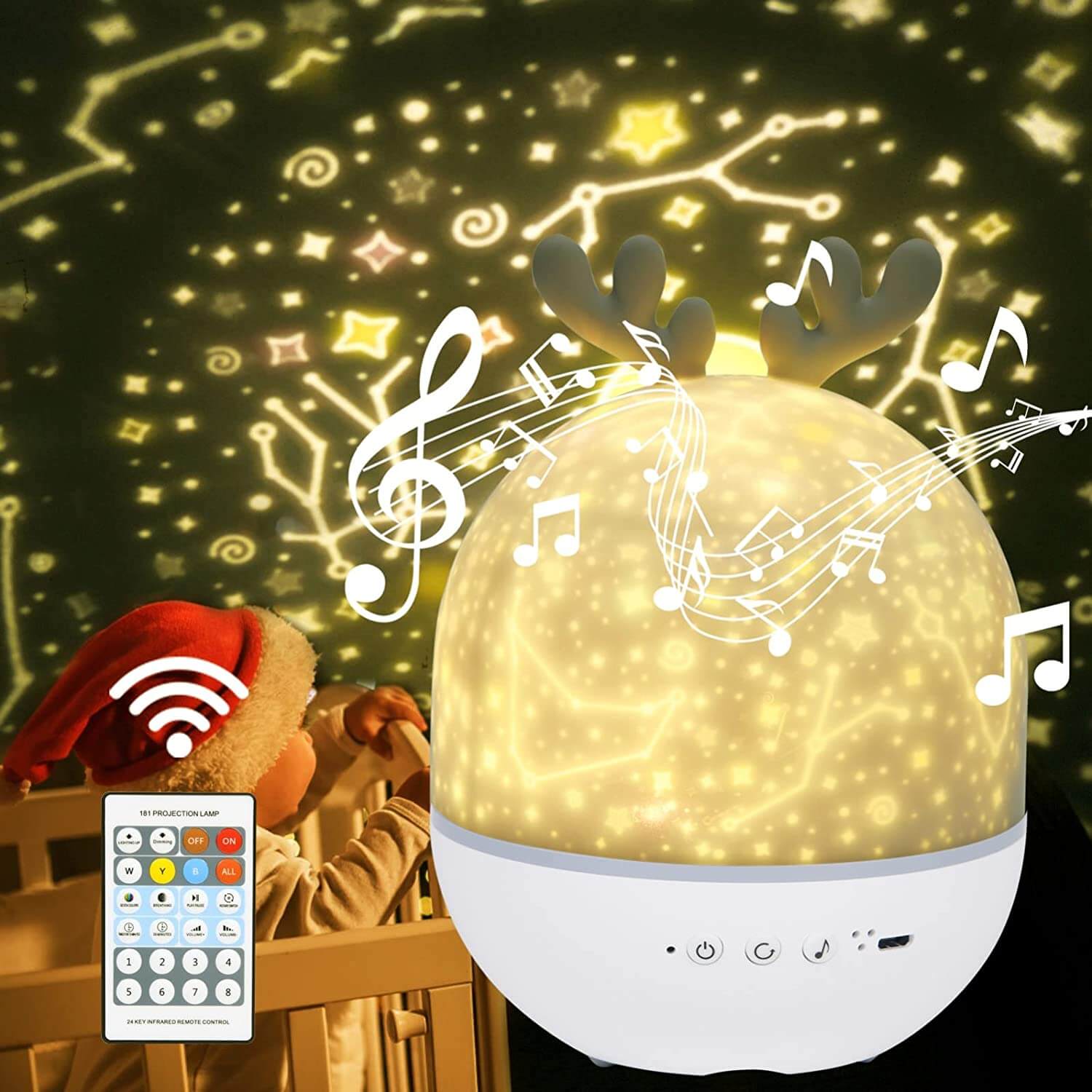 Starry Sky Projector Lamp