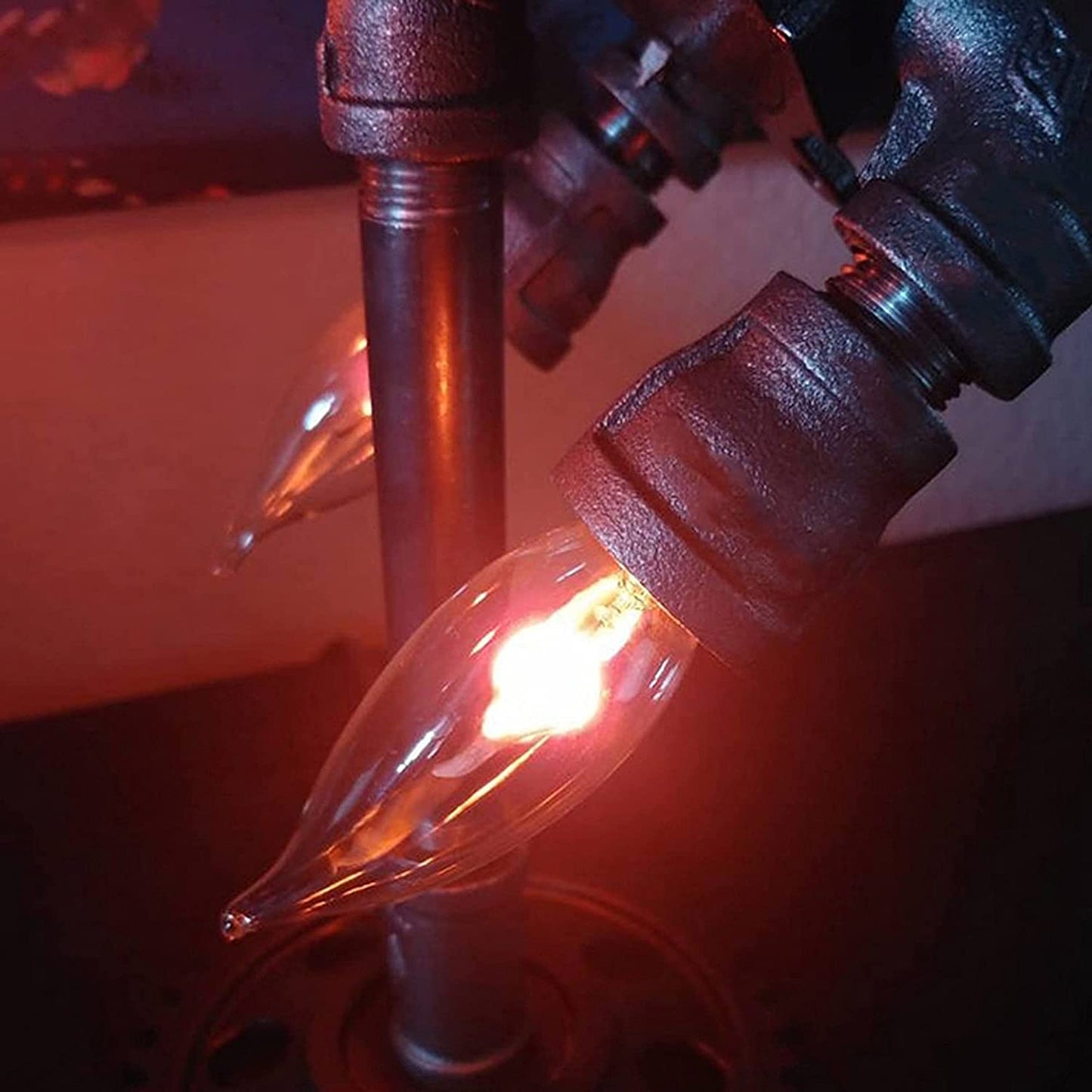 Steampunk Rocket Lamp