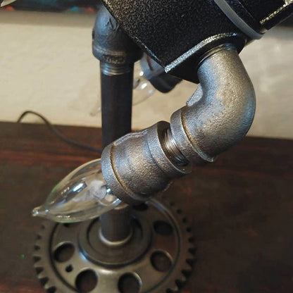 Steampunk Rocket Lamp