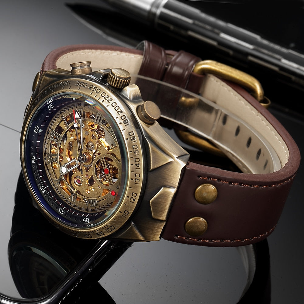 Steampunk Vintage Skeleton Watch