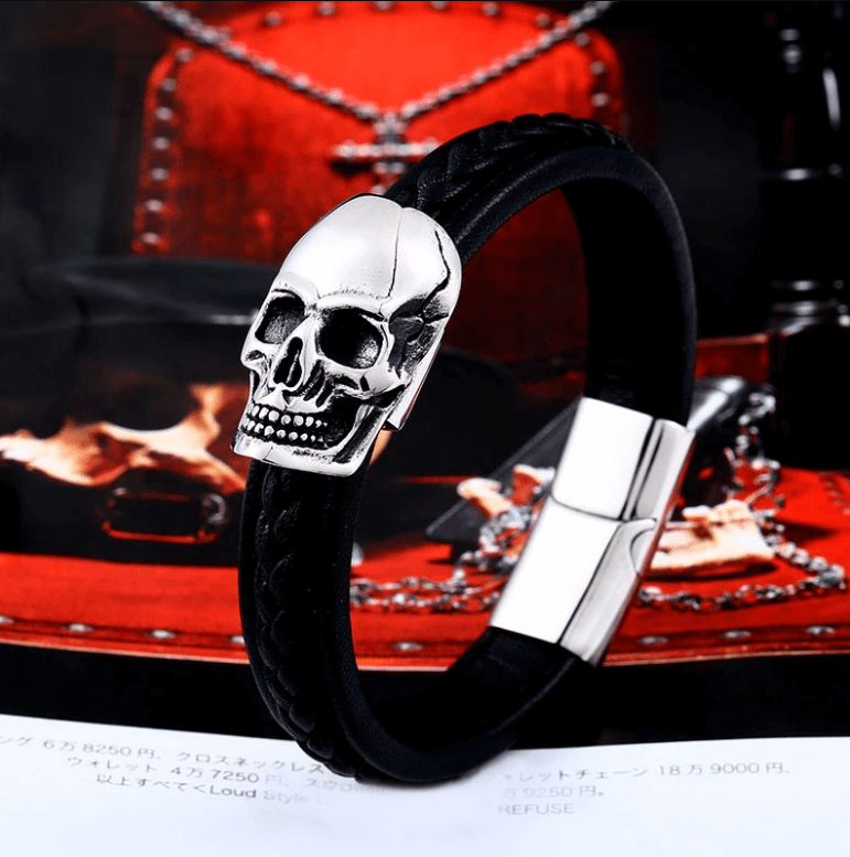 Steel Punk Skull Bracelet