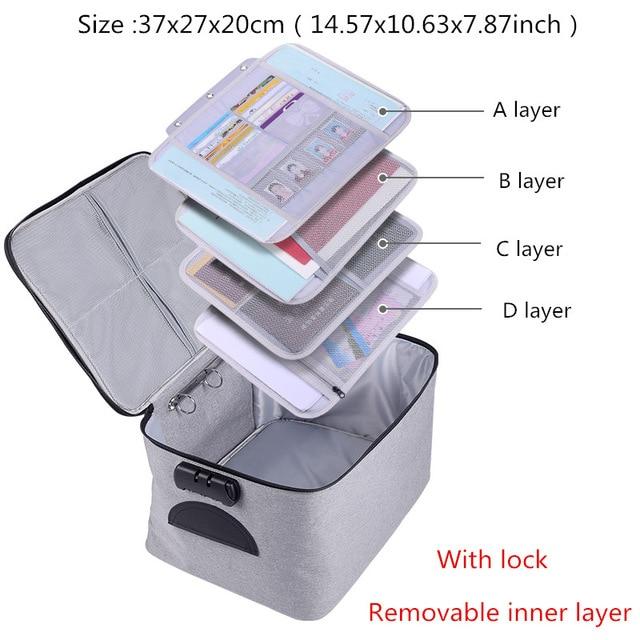 Storage bag for documents