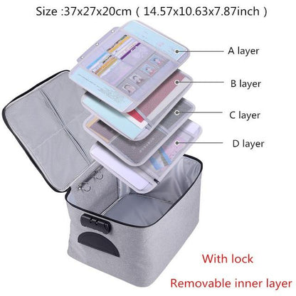 Storage bag for documents