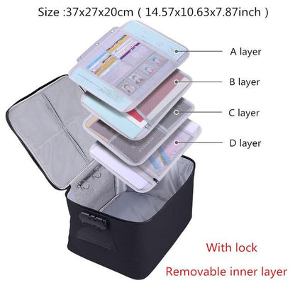 Storage bag for documents