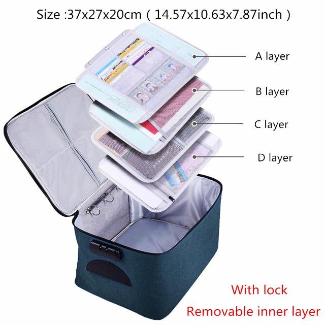 Storage bag for documents