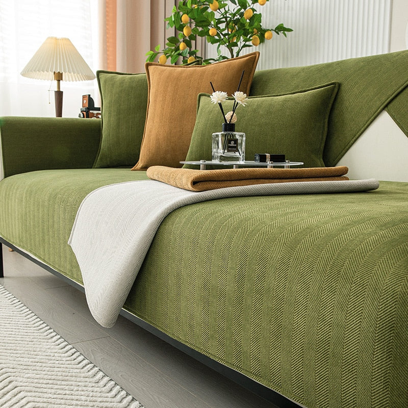 Stretchable sofa cover for 1-seat, 2-seat, 3-seat and corner sofas Polyester-Spandex
