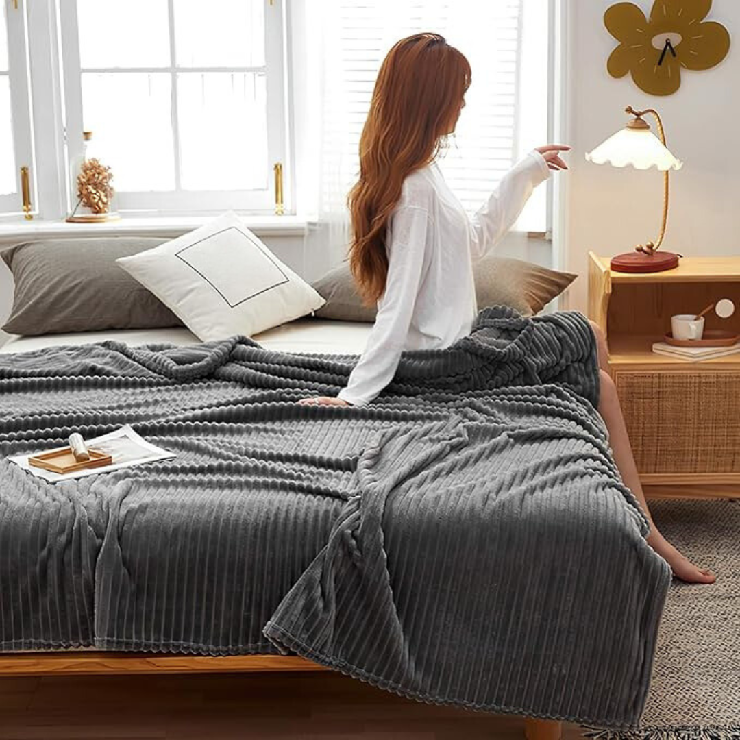 Striped Flannel Blanket