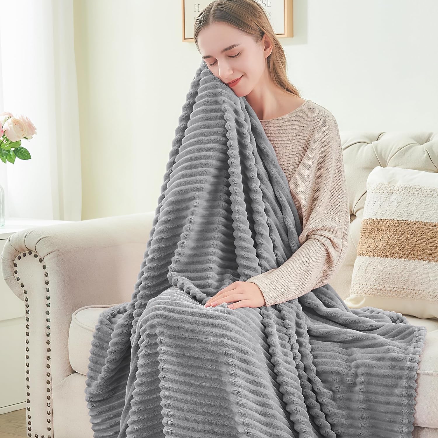 Striped Flannel Blanket