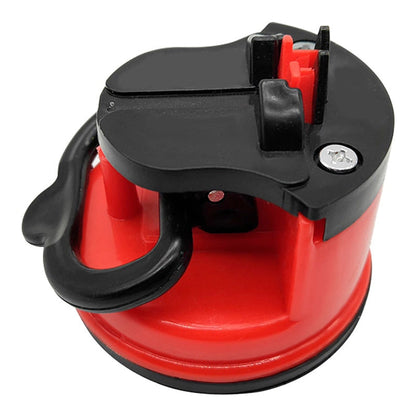 Suction cup knife sharpener