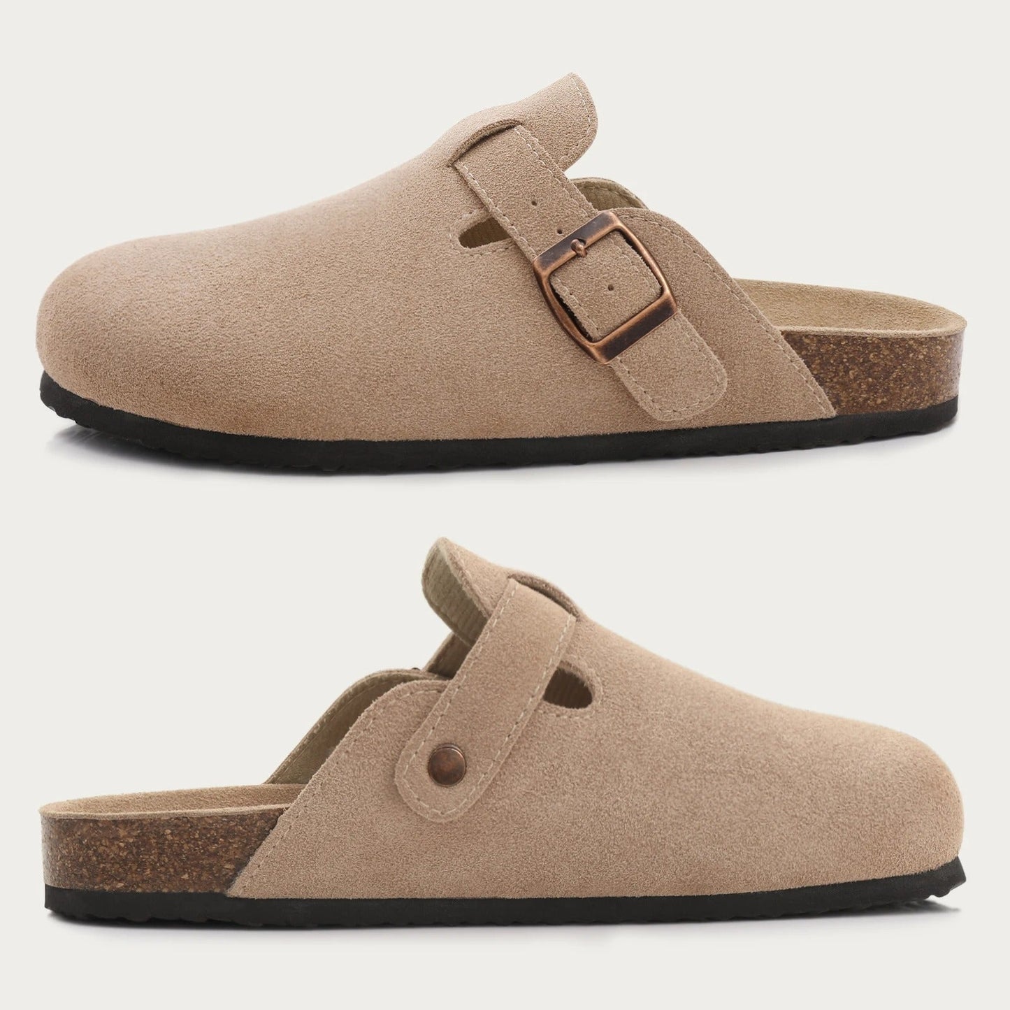 Suede Style Clog House Slippers for women