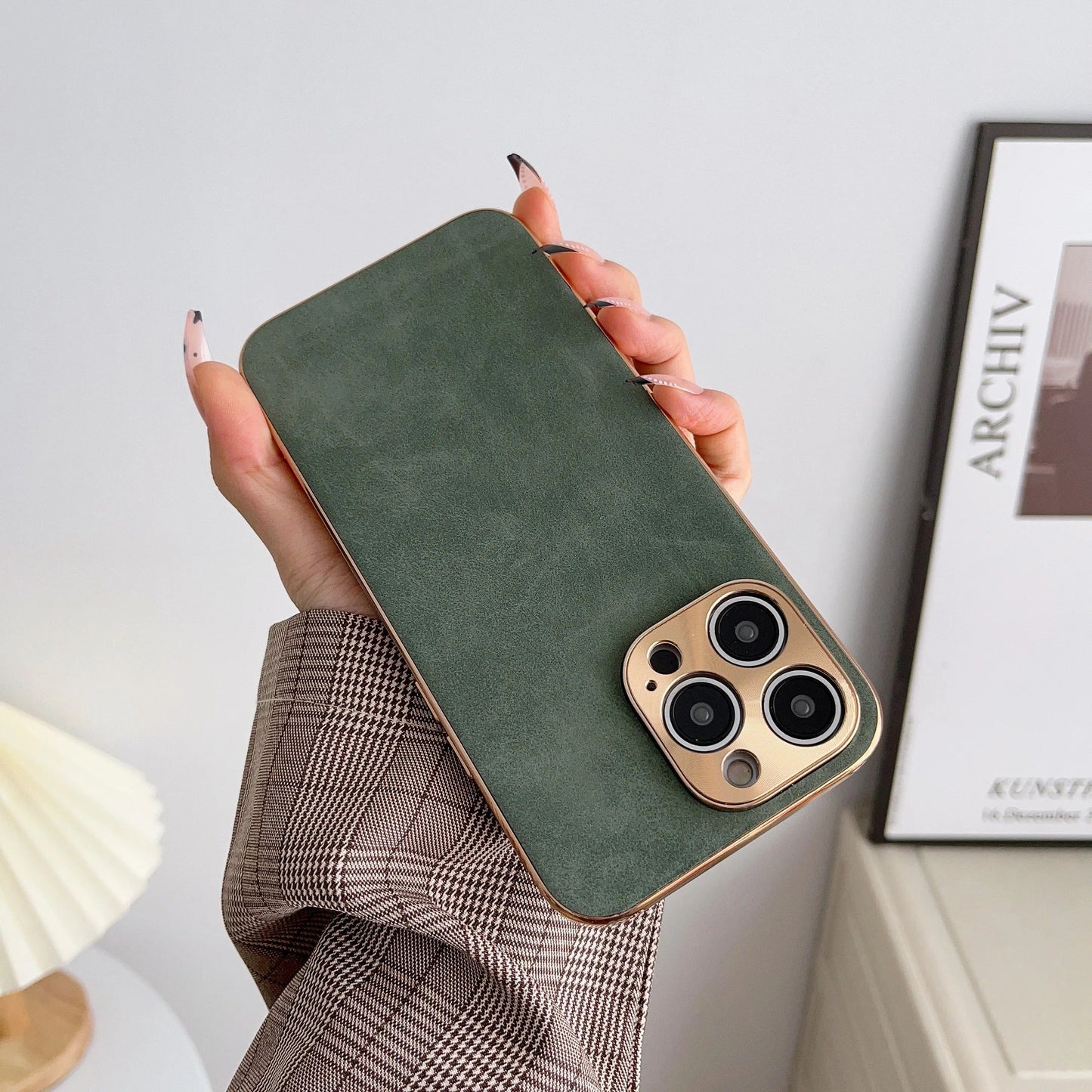 Suede Style Phone Case For Iphone